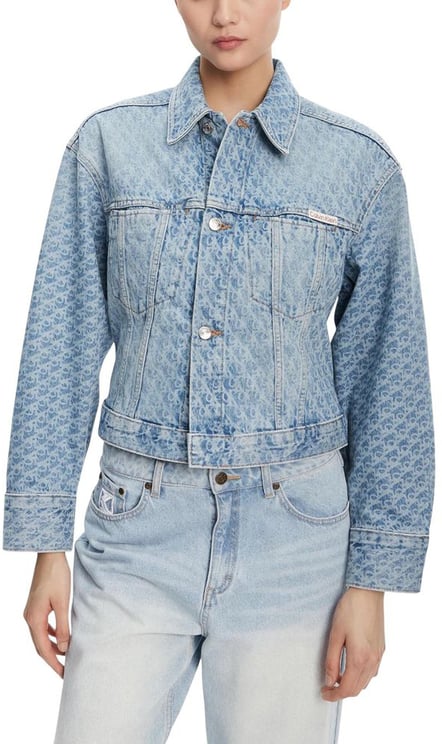 Calvin Klein Calvin Klein Jeans Light Blue Cotton Denim Jacket