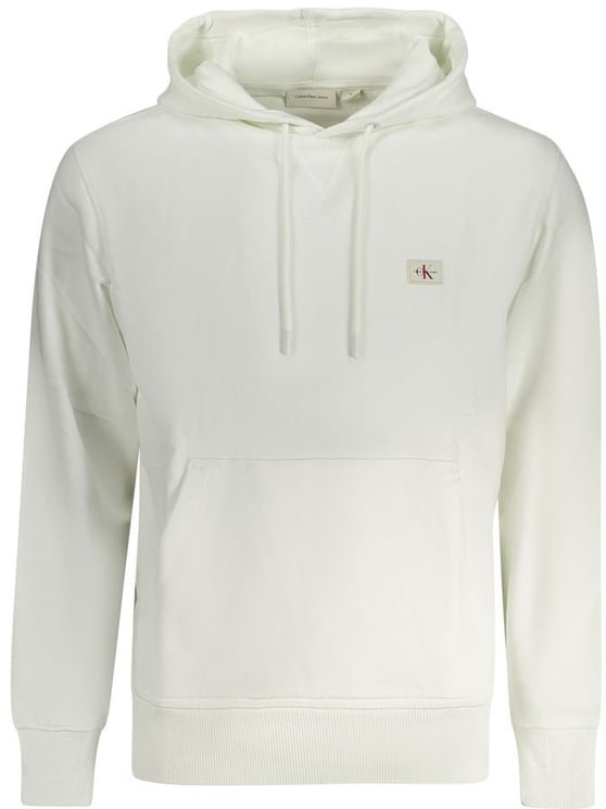 Calvin Klein Calvin Klein White Cotton Men's Hooded Sweatshirt