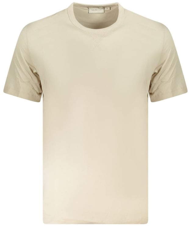 Calvin Klein Calvin Klein Beige Cotton Men T-Shirt