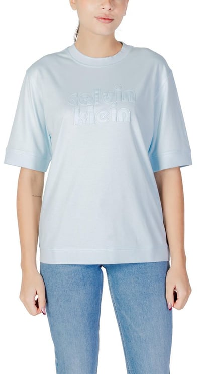 Calvin Klein Calvin Klein Jeans Blue Cotton T-Shirt