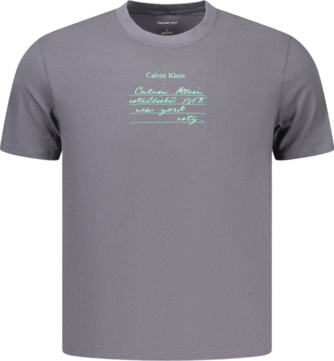 Calvin Klein Calvin Klein Gray Cotton Men's T-Shirt