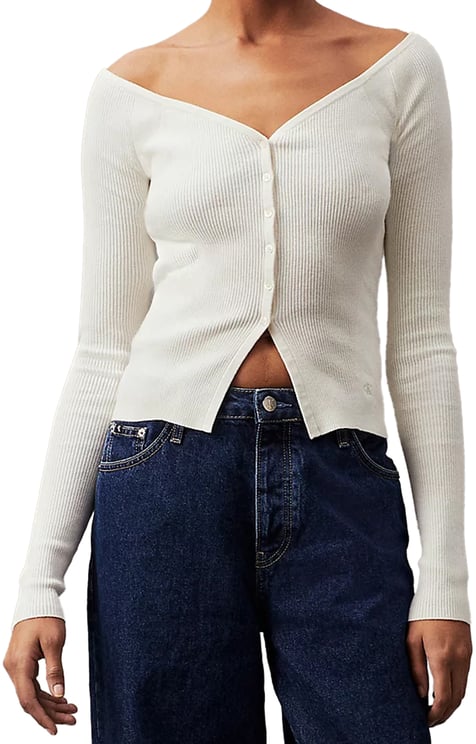 Calvin Klein Sweaters White