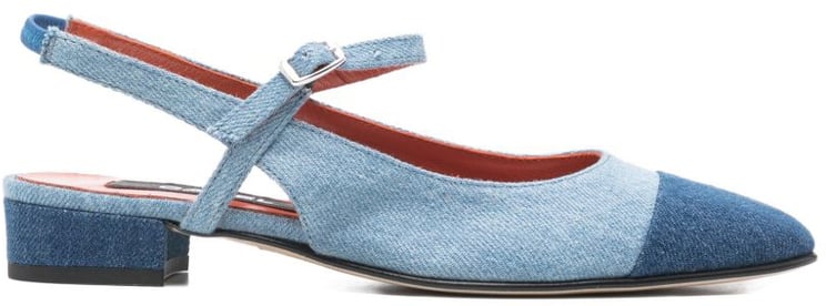 Carel Paris Flat Shoes Clear Blue