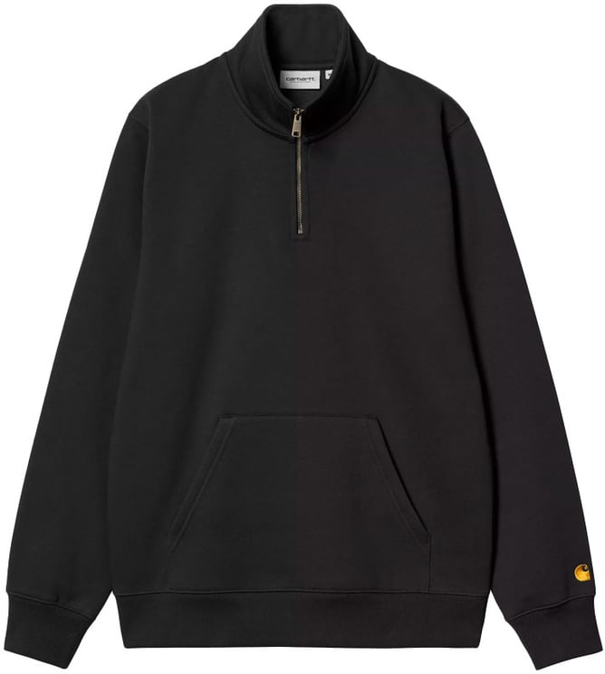 Carhartt carhartt wip chase neck zip sweat black