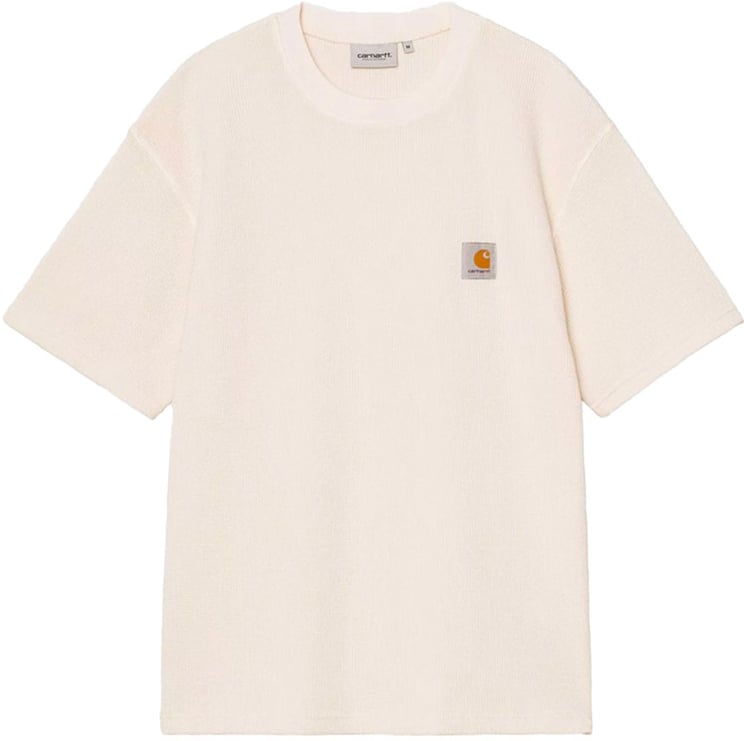 Carhartt t shirt carhartt wip nelson waffle coton gaufre ecru