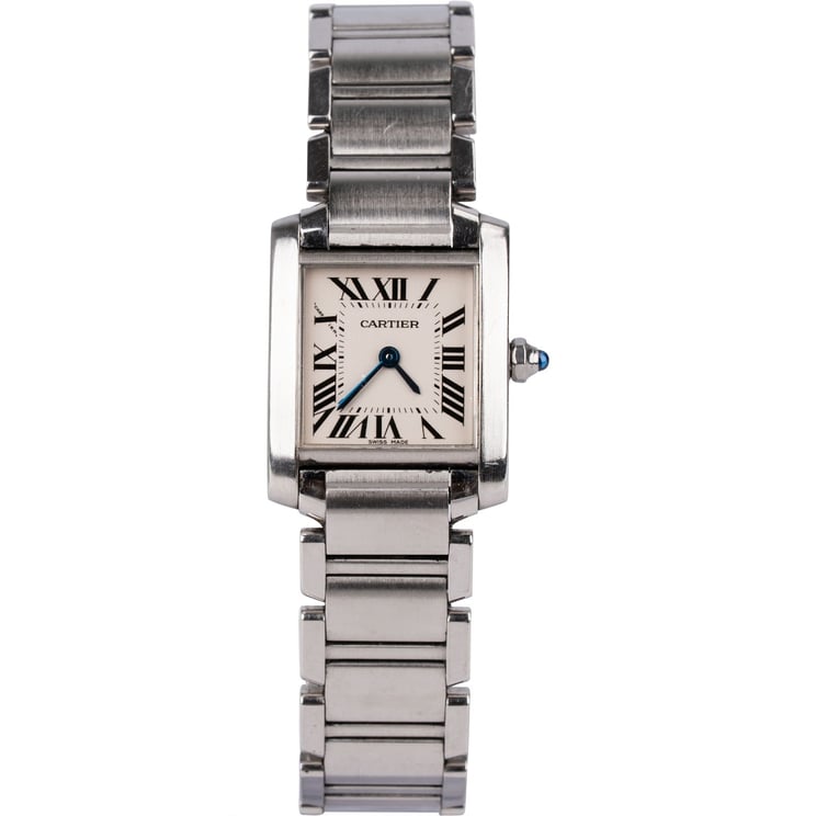 Cartier Cartier Silver Tone Tank Française 2384 Women Watch