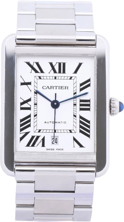 Cartier Cartier Tank Solo W5200028 3515780917TX SS AT Silver-Face Watch