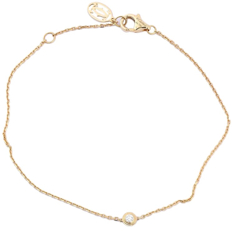 Cartier Cartier D'amour XS diamond Bracelet 750(YG) 1.4g QQC093 CRB6045617