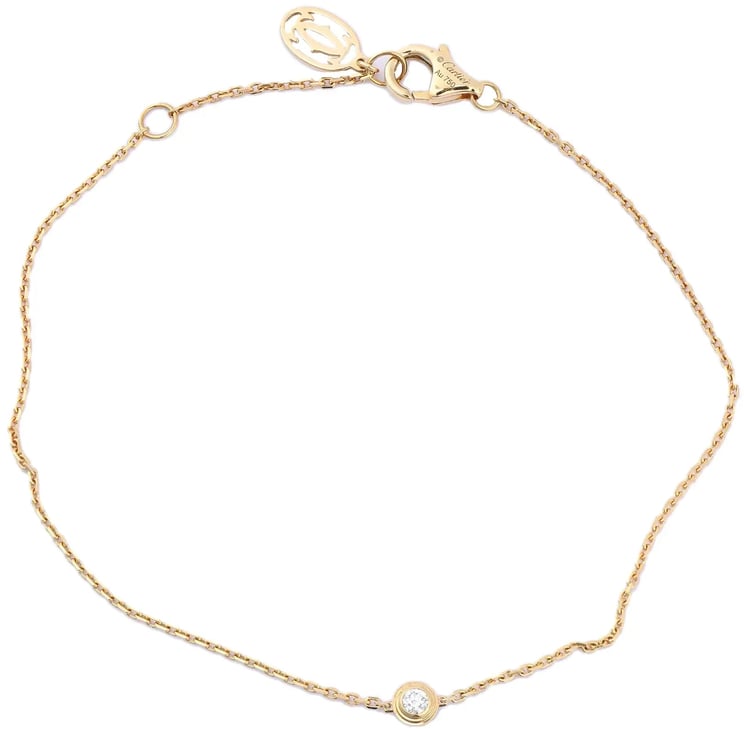 Cartier Cartier D'amour XS diamond Bracelet 750(YG) 1.4g QQC093 CRB6045617