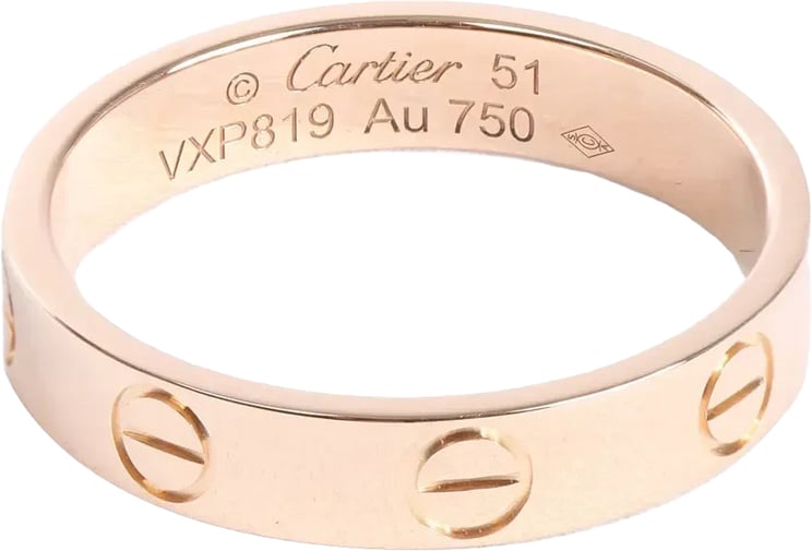 Cartier Cartier Mini Love Ring 750(YG) 3.1g 51 VXP819
