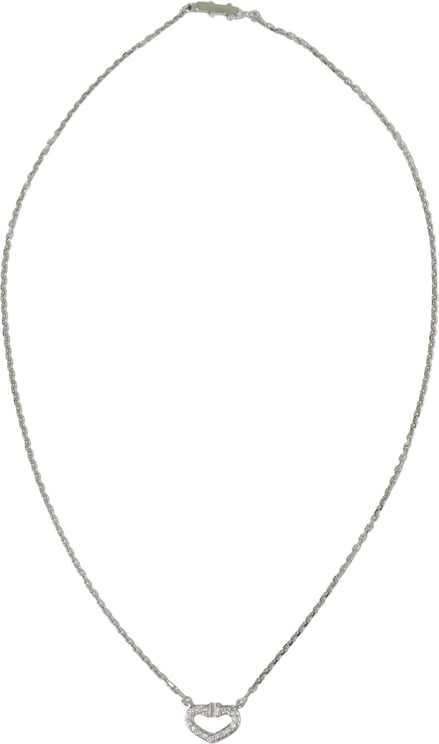 Cartier Cartier C Heart de Cartier Pendant Necklace 18K White Gold with Diamond