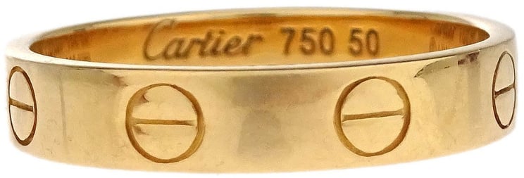 Cartier Cartier Love Band Ring 18K Rose Gold