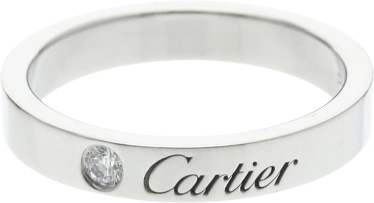 Cartier Cartier C de Cartier Wedding Band Platinum with Diamond