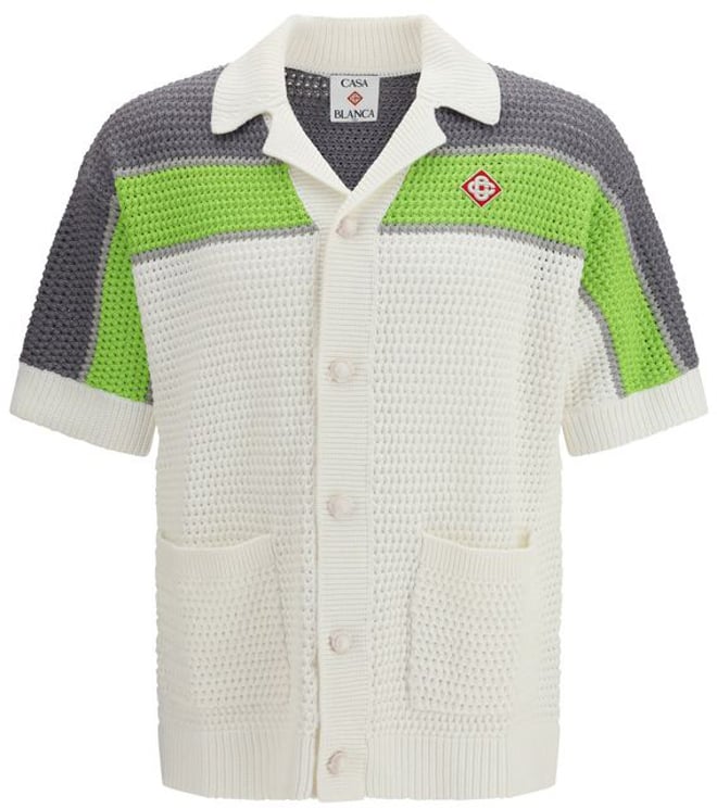 Casablanca Casablanca White Cotton Shortsleeve Shirt