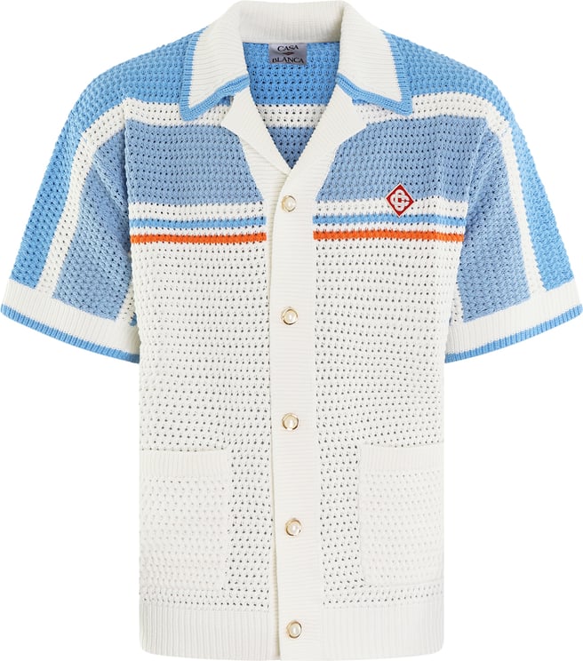 Casablanca Heren Crochet Shirt