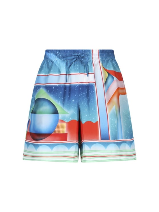 Casablanca "Galaxy Court" Shorts – Multicolor