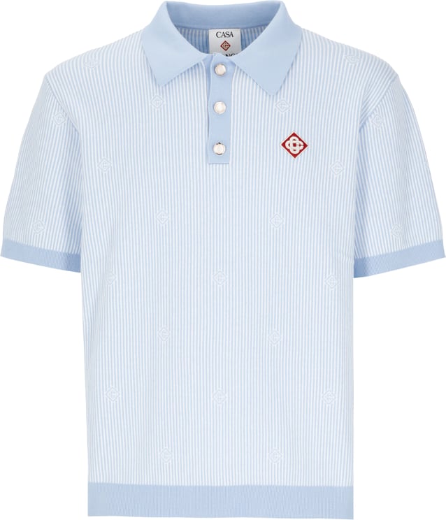 Casablanca T-Shirts And Polos Celeste