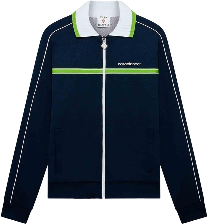 Casablanca Heren Round Pique Track Jacket
