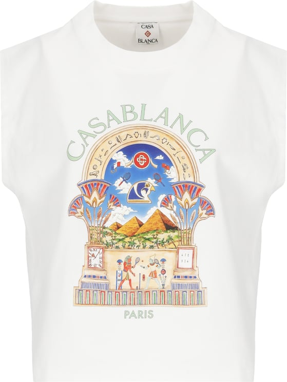 Casablanca T-Shirts And Polos White