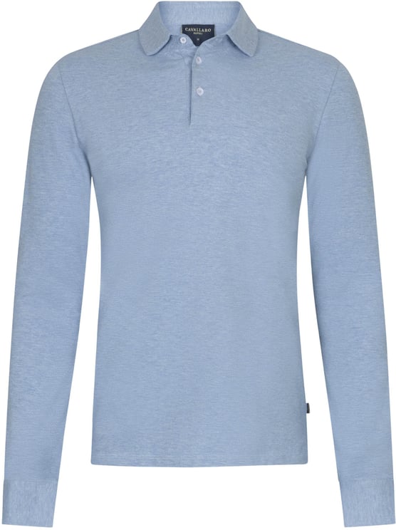 Cavallaro Cavallaro Camicia Polo Ls Polos Lichtblauw 116261014