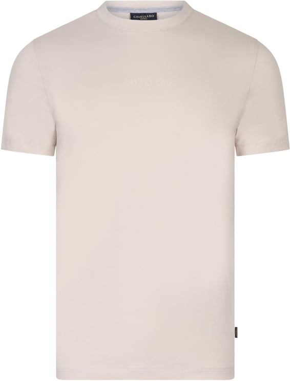 Cavallaro Cavallaro Bari Tee T-shirts Ecru 117261010