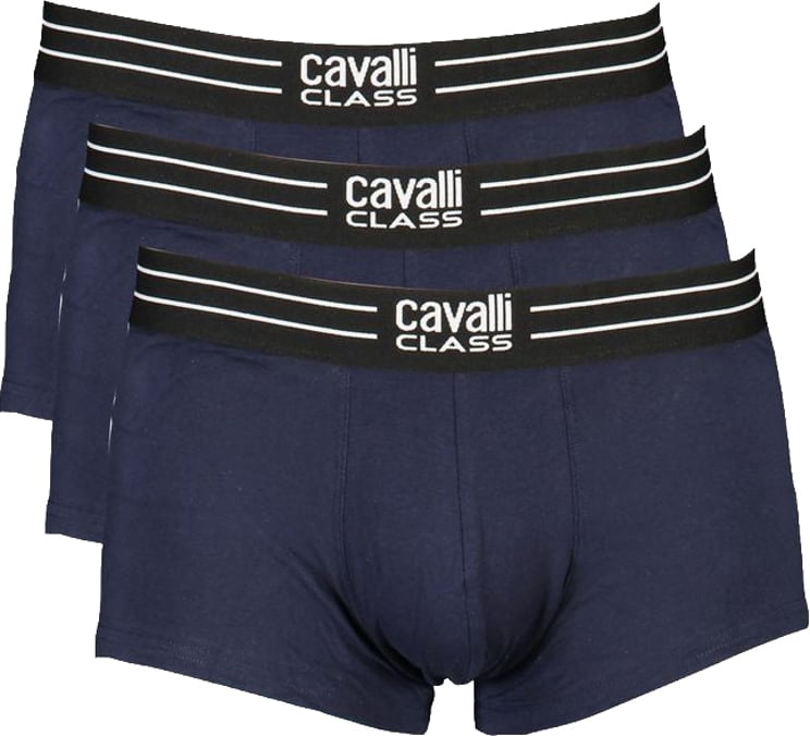 Cavalli Class Cavalli Class Blu Cotton Men Boxer