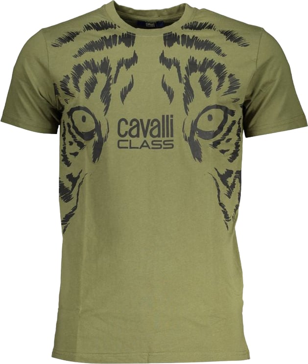 Cavalli Class Cavalli Class Verde Cotton Men T-Shirt