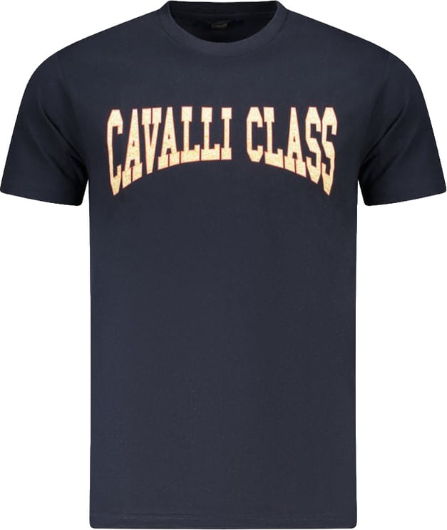 Cavalli Class Cavalli Class Blue Cotton Men's T-Shirt