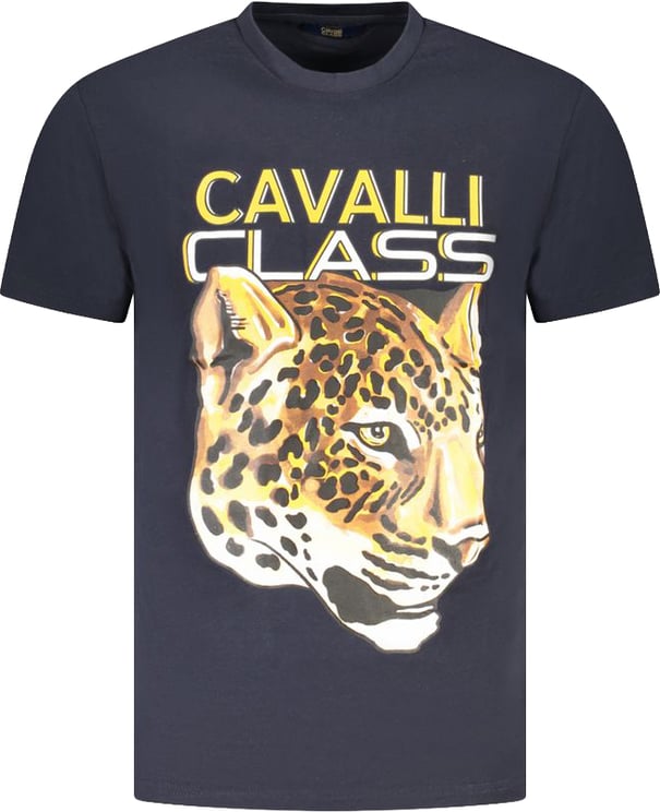 Cavalli Class Cavalli Class Blu Cotton Men T-Shirt