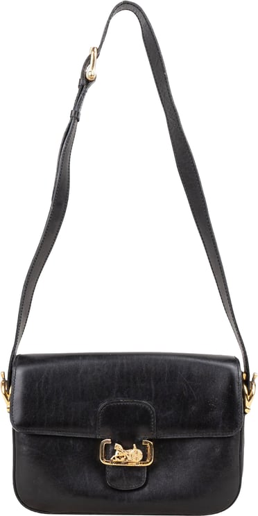 Celine Céline Box Calf Leather Triomphe Shoulder Bag