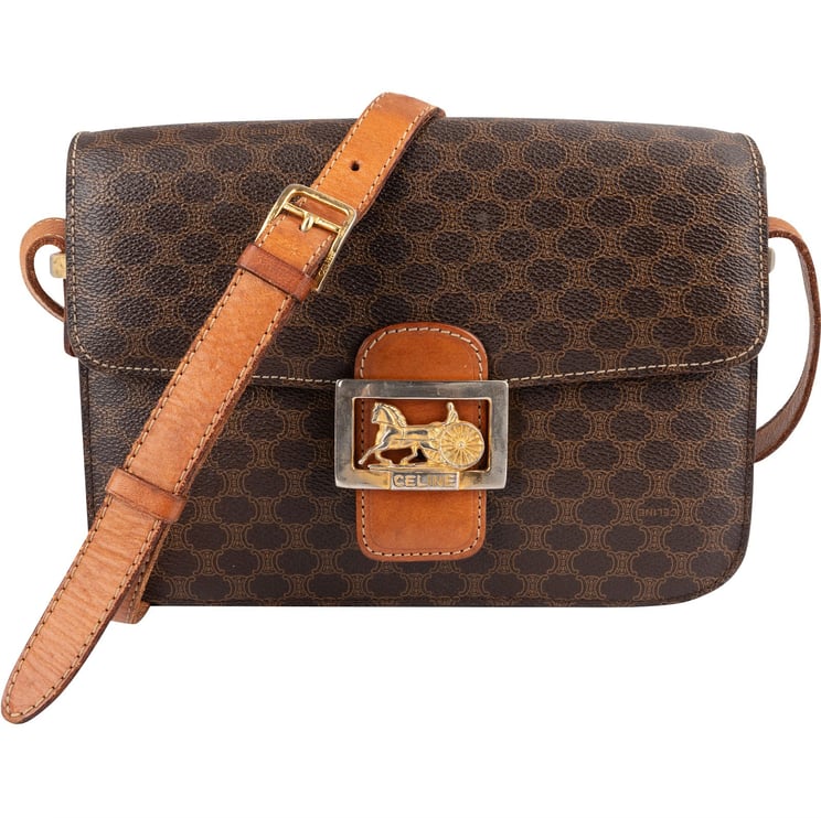 Celine Celine Macadam Triomphe Crossbody Bag