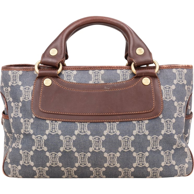 Celine Celine Macadam Denim Boogie Handbag