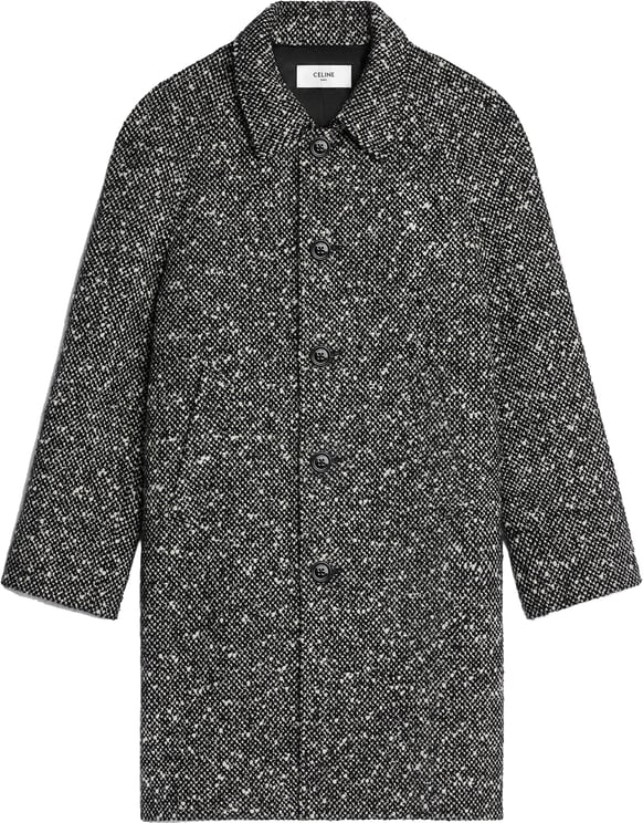 Celine Céline Camden Wool Tweed Coat