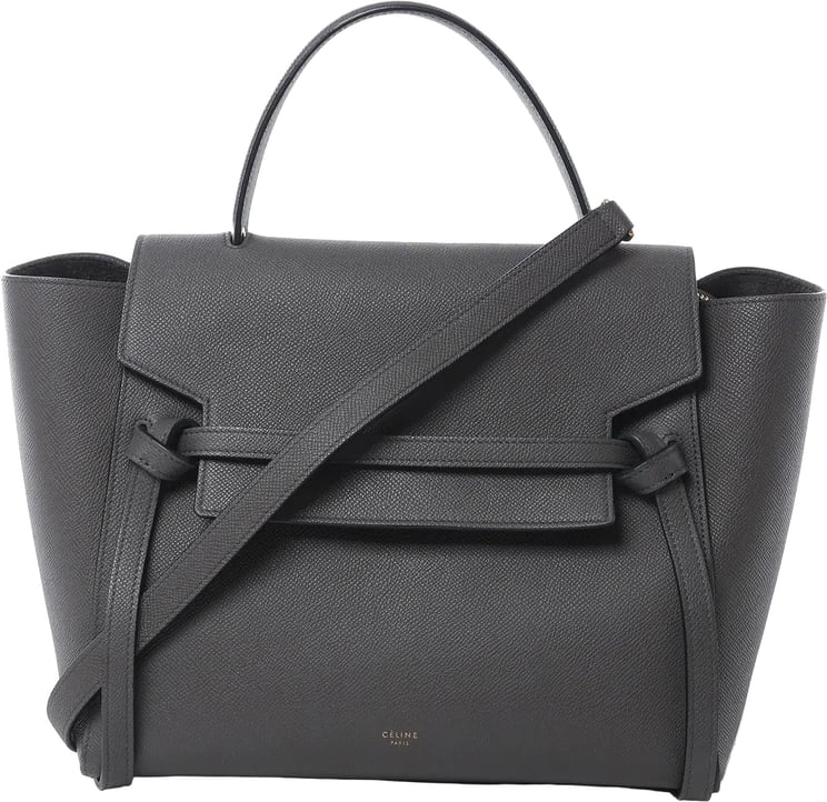 Celine Celine Belt Bag Mini Leather 2way Handbag in Gray
