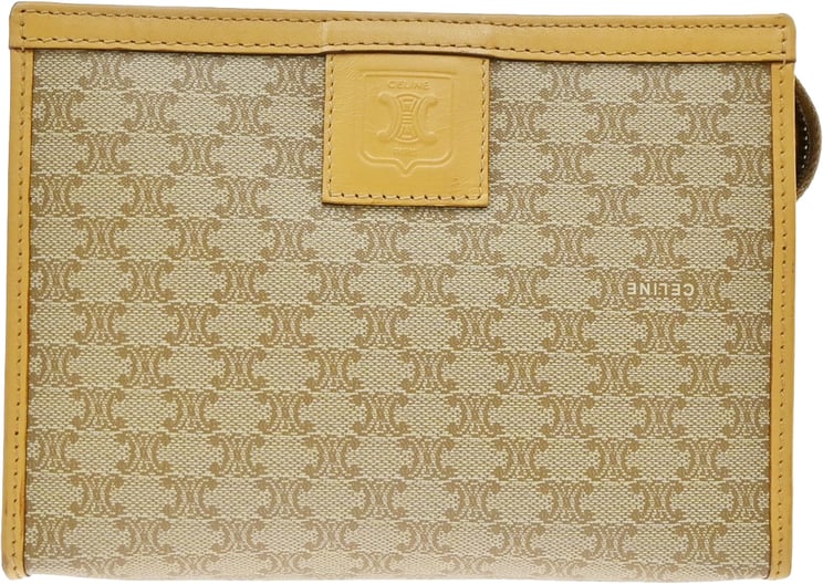 Celine Celine Macadam Pochette Canvas and Leather