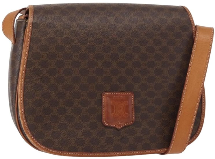 Celine Celine Macadam Shoulder Bag Canvas