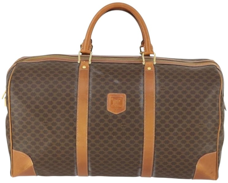 Celine Celine Vintage Macadam Boston bag Canvas and Leather