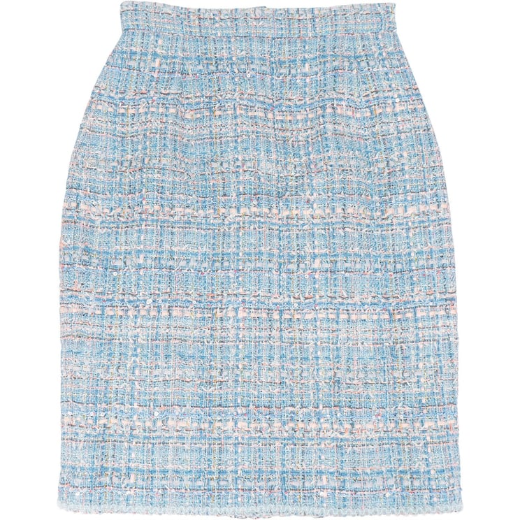 Chanel Chanel Blue Tweed Rock Skirt (DE44 / FR46)