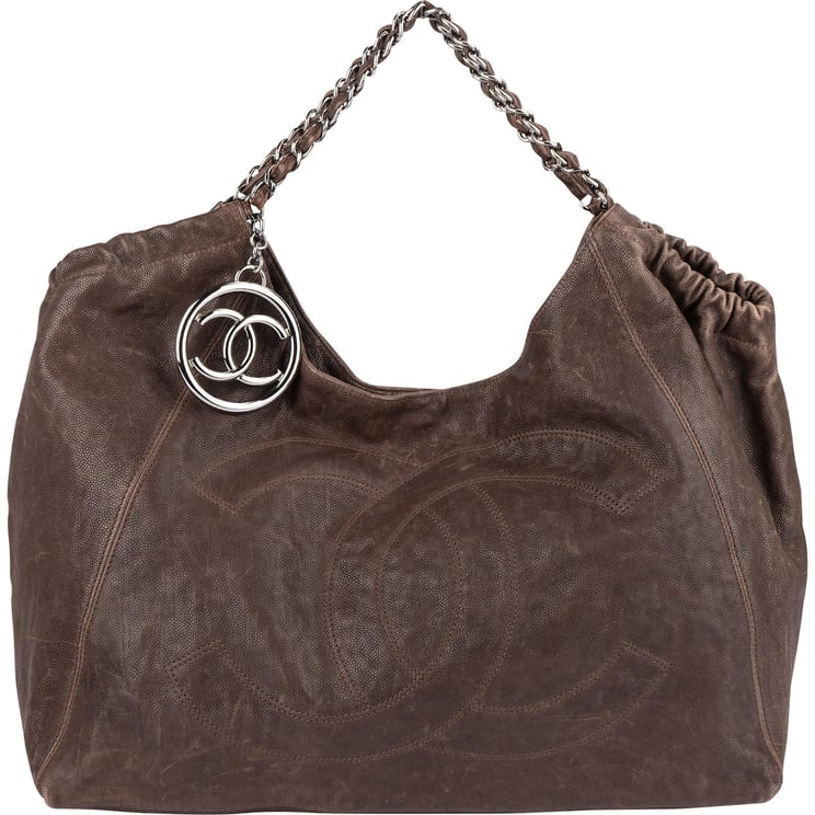 Chanel Chanel Aged Calfskin Modern Chain CC Tote Shoulder Bag