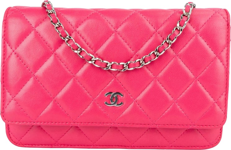 Chanel Chanel Quilted Lambskin Wallet On Chain Crossbody Bag