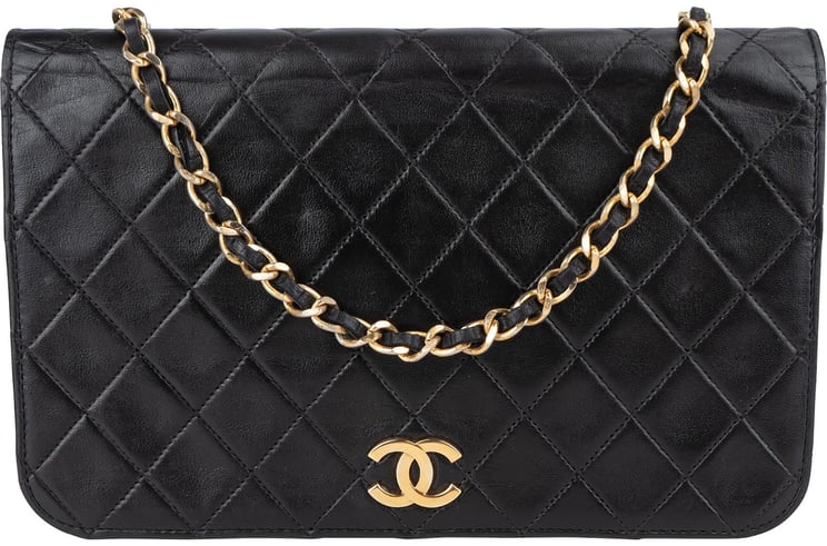 Chanel Chanel Quilted Lambskin CC Single Flap Crossbody Bag