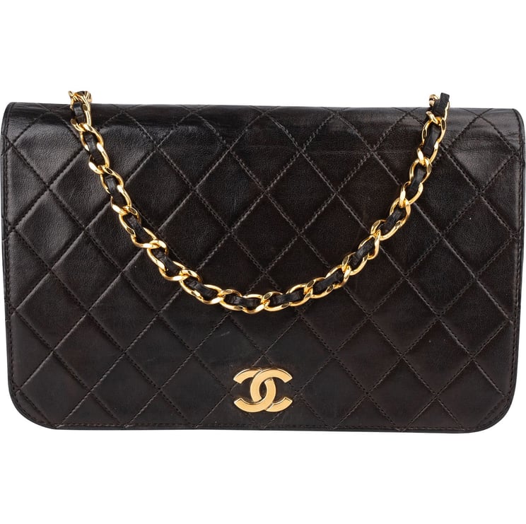 Chanel Chanel Quilted Lambskin CC Single Flap Shoulder Bag