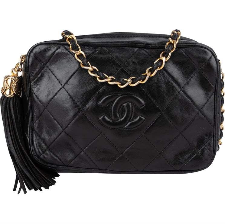 Chanel Chanel Quilted Lambskin CC Camera Crossbody Bag