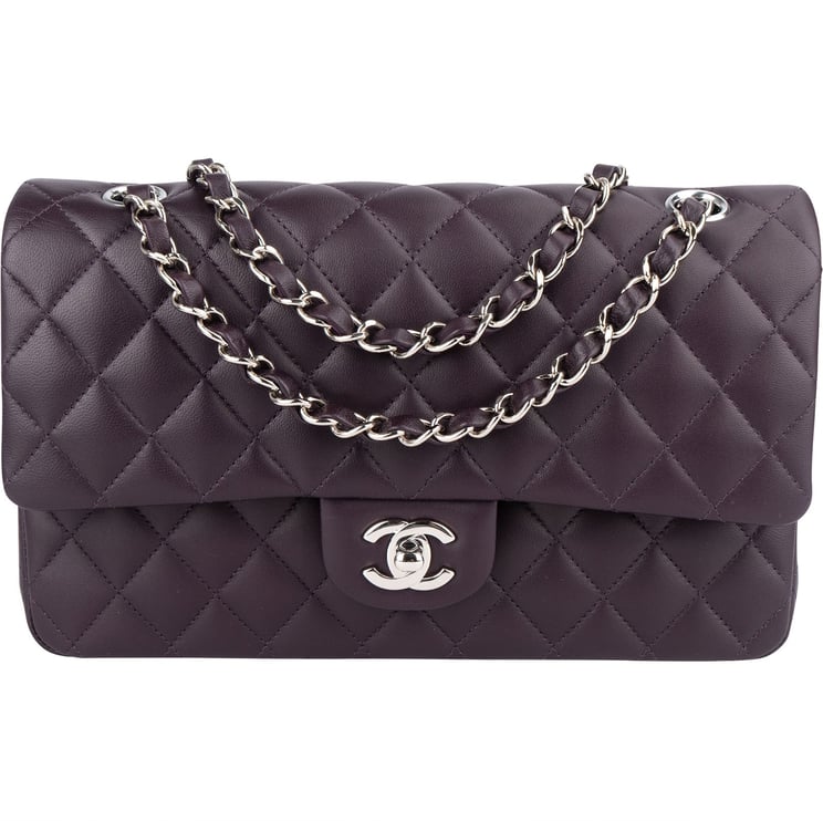 Chanel Chanel Quilted Lambskin Medium Double Flap Crossbody Bag
