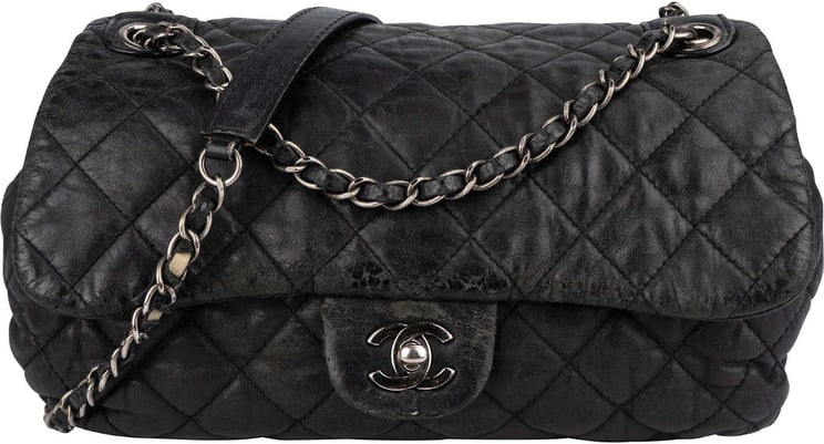 Chanel Chanel Quilted Lambskin Single Flap Crossbody Bag