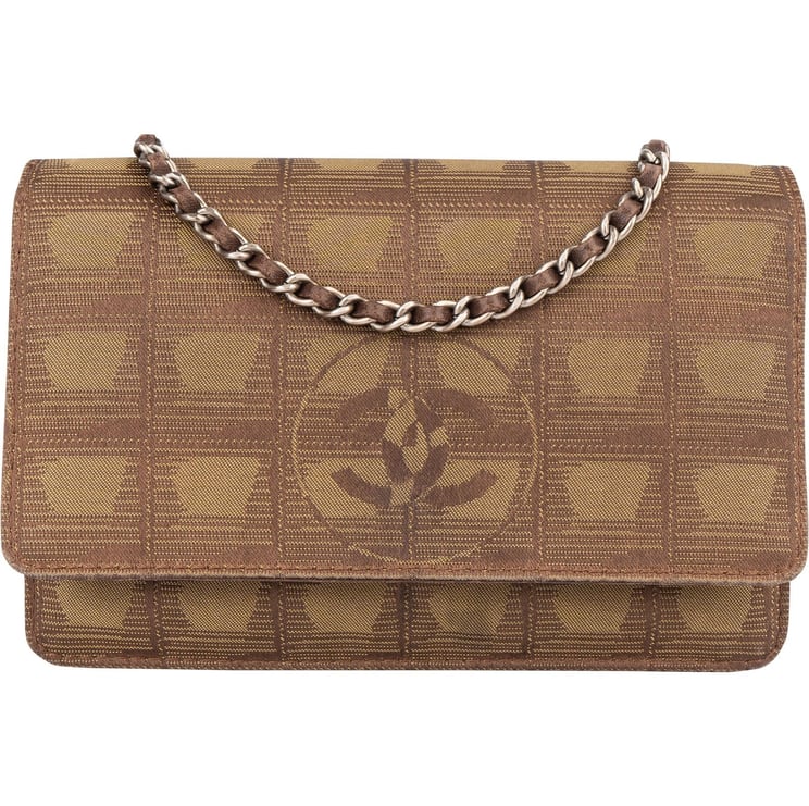 Chanel Chanel Travel Line Monogram Wallet On Chain Crossbody Bag