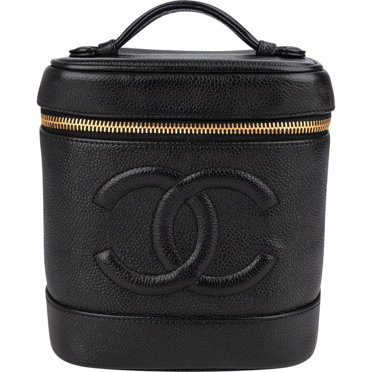Chanel Chanel Caviar Leather CC Vanity Case Handbag
