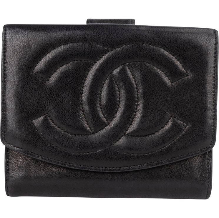 Chanel Chanel Noir Lambskin CC Wallet