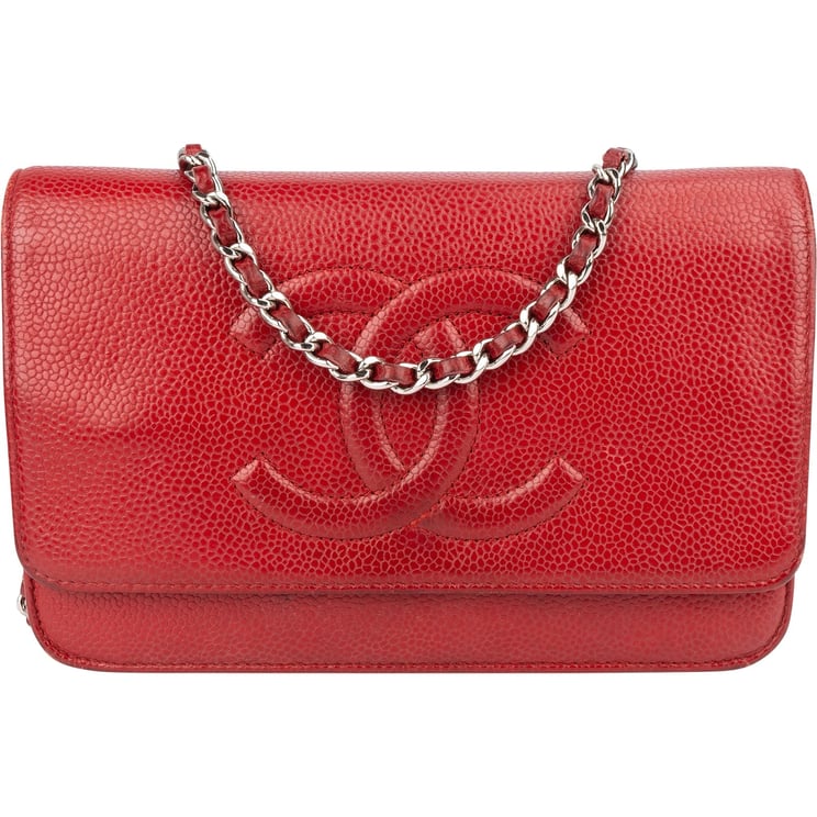 Chanel Chanel Caviar Leather CC Wallet On Chain Crossbody Bag