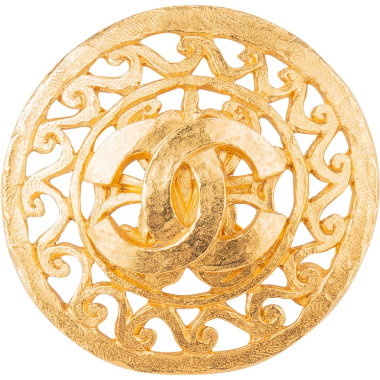 Chanel Chanel Golden Tendril Brooch